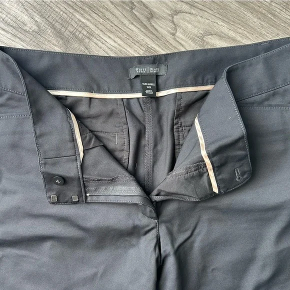 White House women’s dress slim ankle pant black size 14 - Picture 4 of 9